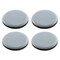 Prime-Line 1-1/2 in. Round Sliding Discs, Gray Plastic 4 Pack MP75123 - alternate 3